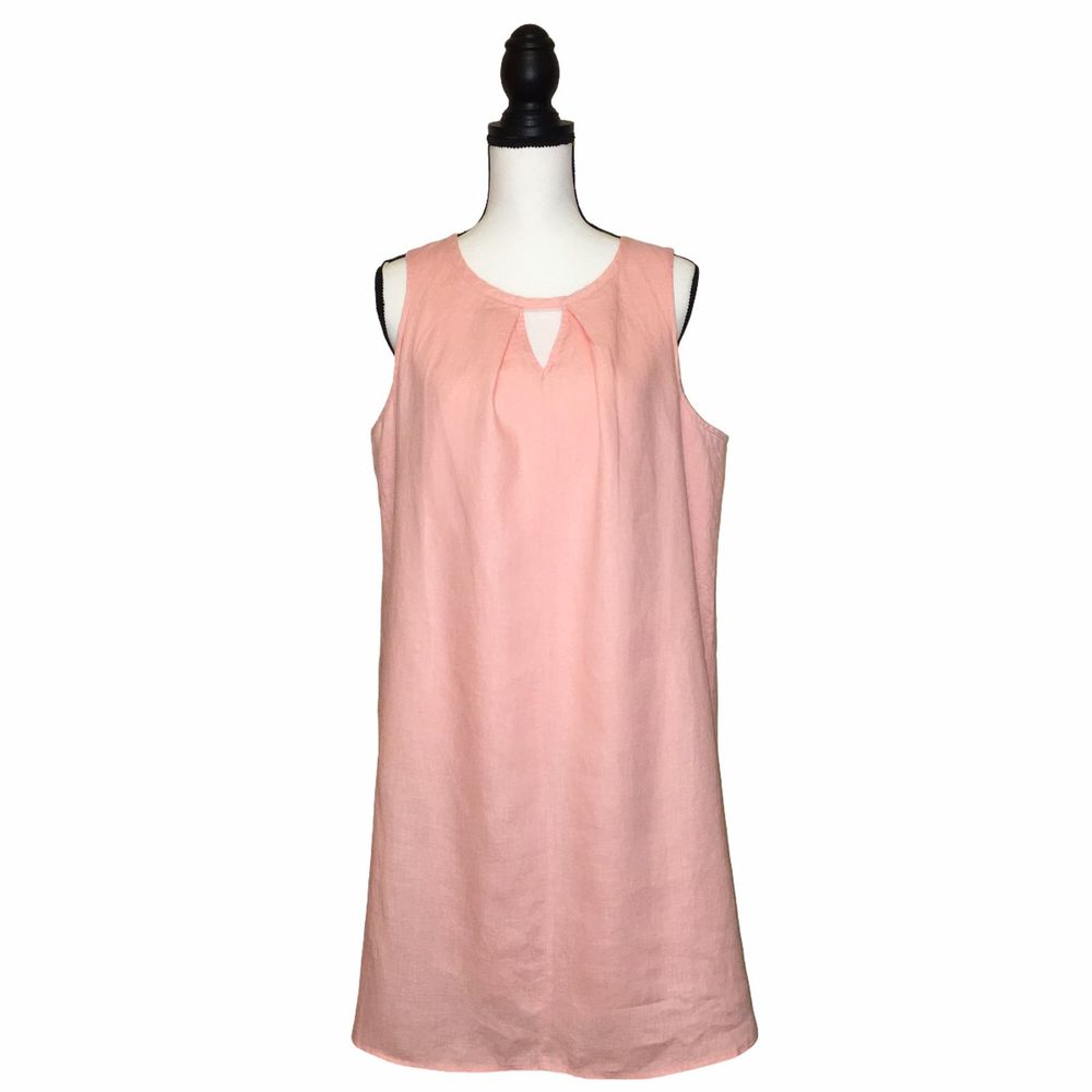 Cupio Blush Linen Dress Size Large